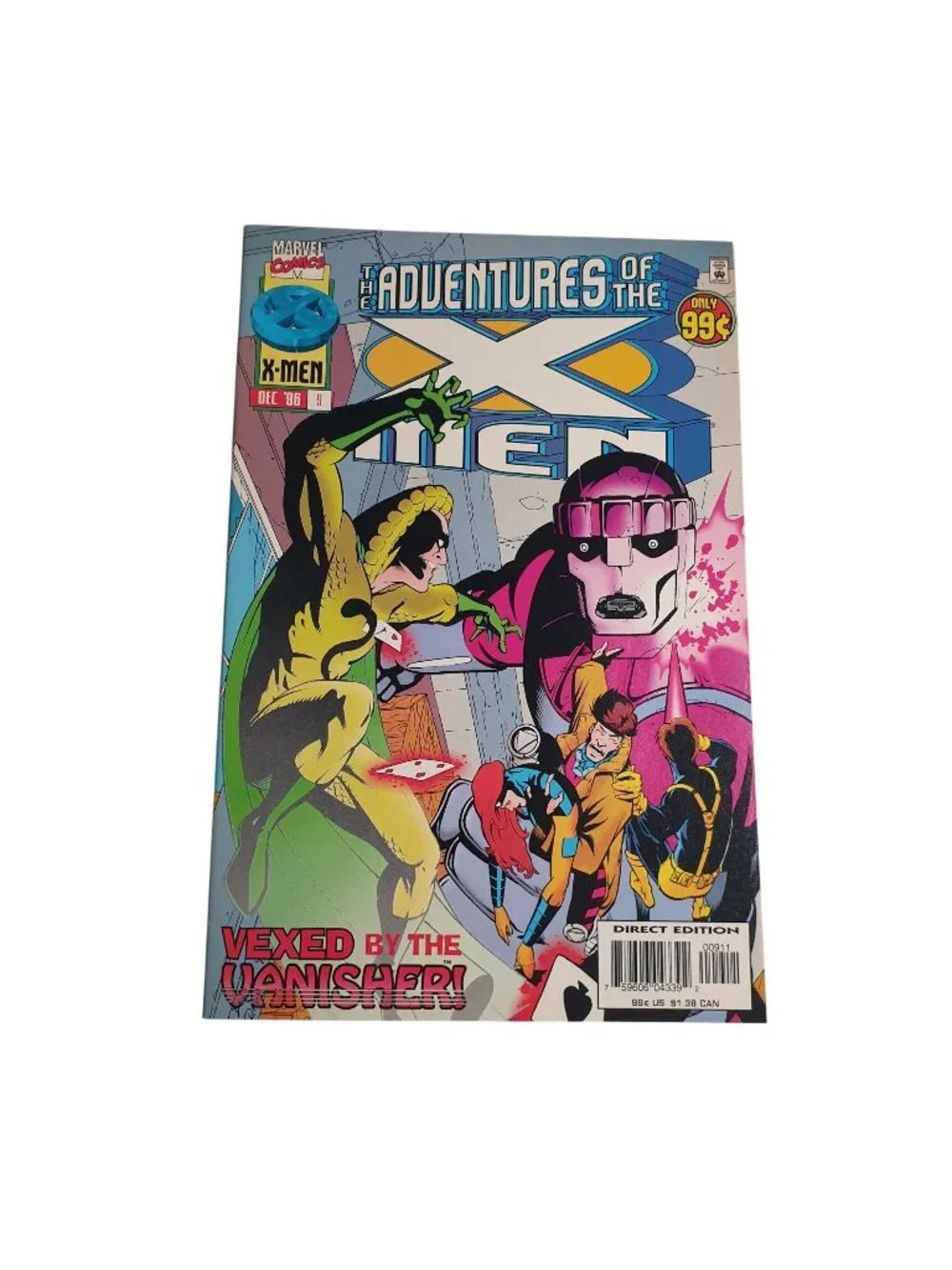 Adventures X Men Dec 1996 Vexed By Vanisher Marvel Comic Issue 9 Direct Edition